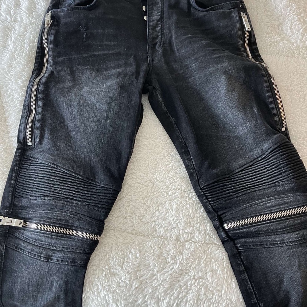 Amiri Jeans waxed